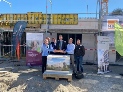 Foto zum Projekt Grundsteinlegung Salzmann Kassel