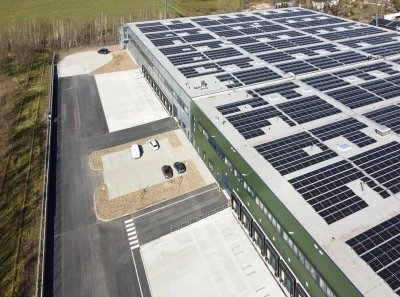 Foto zum Projekt Logistikhalle GARBE Coswig