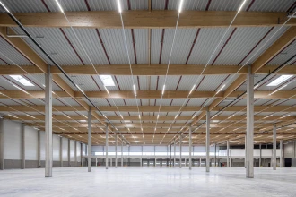 Foto zum Projekt Logistikhalle Hillwood M&ouml;ckern