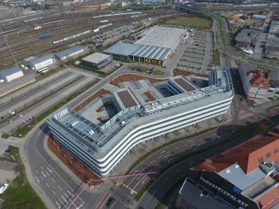 Foto zum Projekt Neubau Service Center Telekom Leipzig