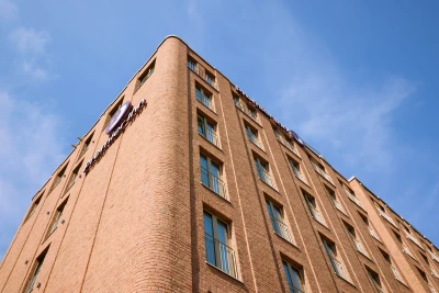 Gebäudeecke Hotelneubau